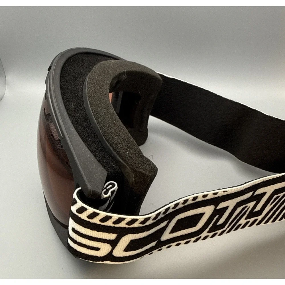 SCOTT Authentic SKI Goggles Adult Snowboard Skiing Black w/Bronze Tint Lens HOT